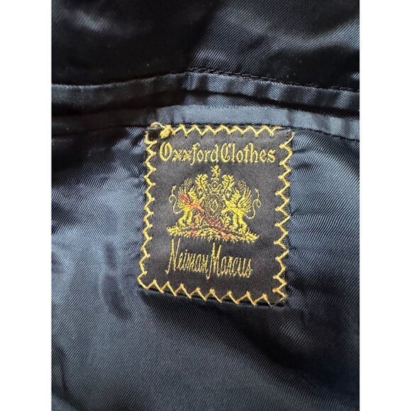 Oxford Clothes Neiman Marcus  Wool Cashmere Houndstooth Blazer Renaissance 43R - Picture 5 of 16